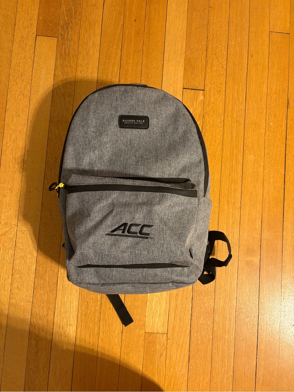 Hudson Cole Gray Luna Tech Laptop Backpack - ACC Sports Logo